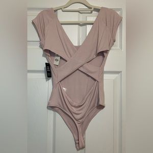 CROSS-BACK THONG BODYSUIT from EXPRESS size SMALL